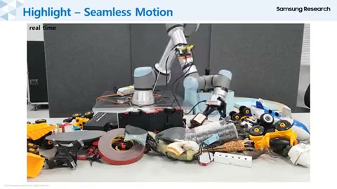 Reactive grasping among cluttered household objects